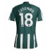 Manchester United Casemiro #18 Voetbalkleding Uitshirt 2023-24 Korte Mouwen